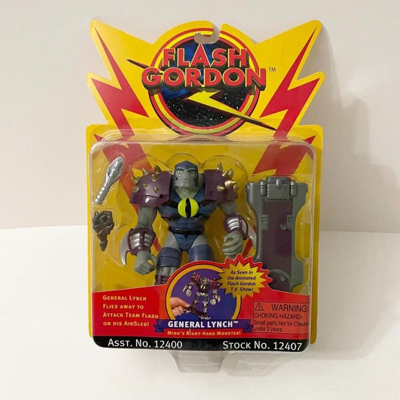 Vintage 1996 Playmates Flash Gordon Action Figures General Ming Lynch - Picture 10 of 16